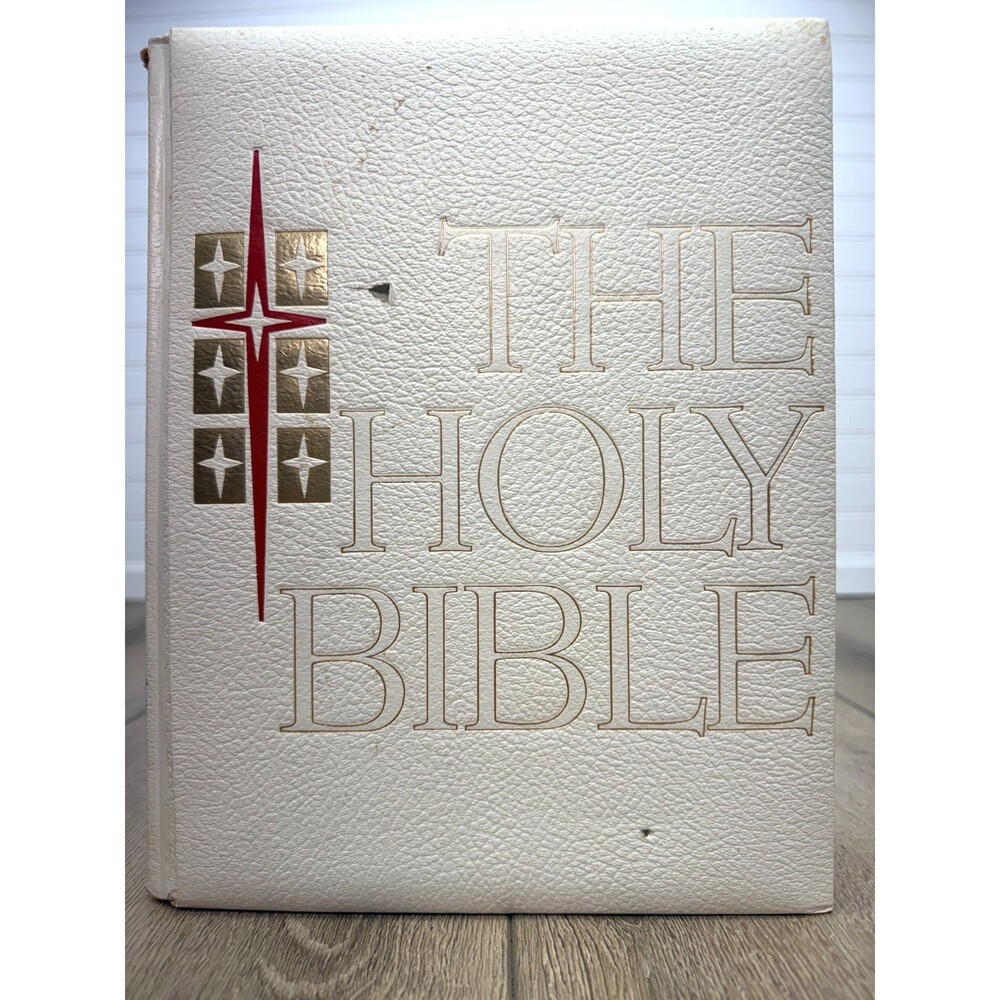 The Holy Bible Catholic Life Edition 1971 Gilded Red Letter Confraternity Text